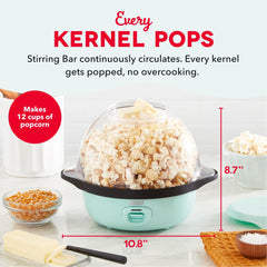Dash SmartStore popcorn maker with large lid serving bowl ideal for sharing popcorn