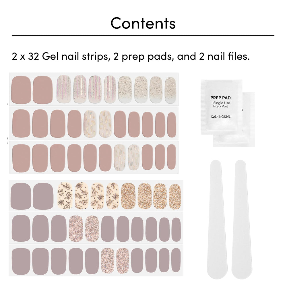 Dashing Diva gloss strips apply quickly with no dry time for a carefree mani.
