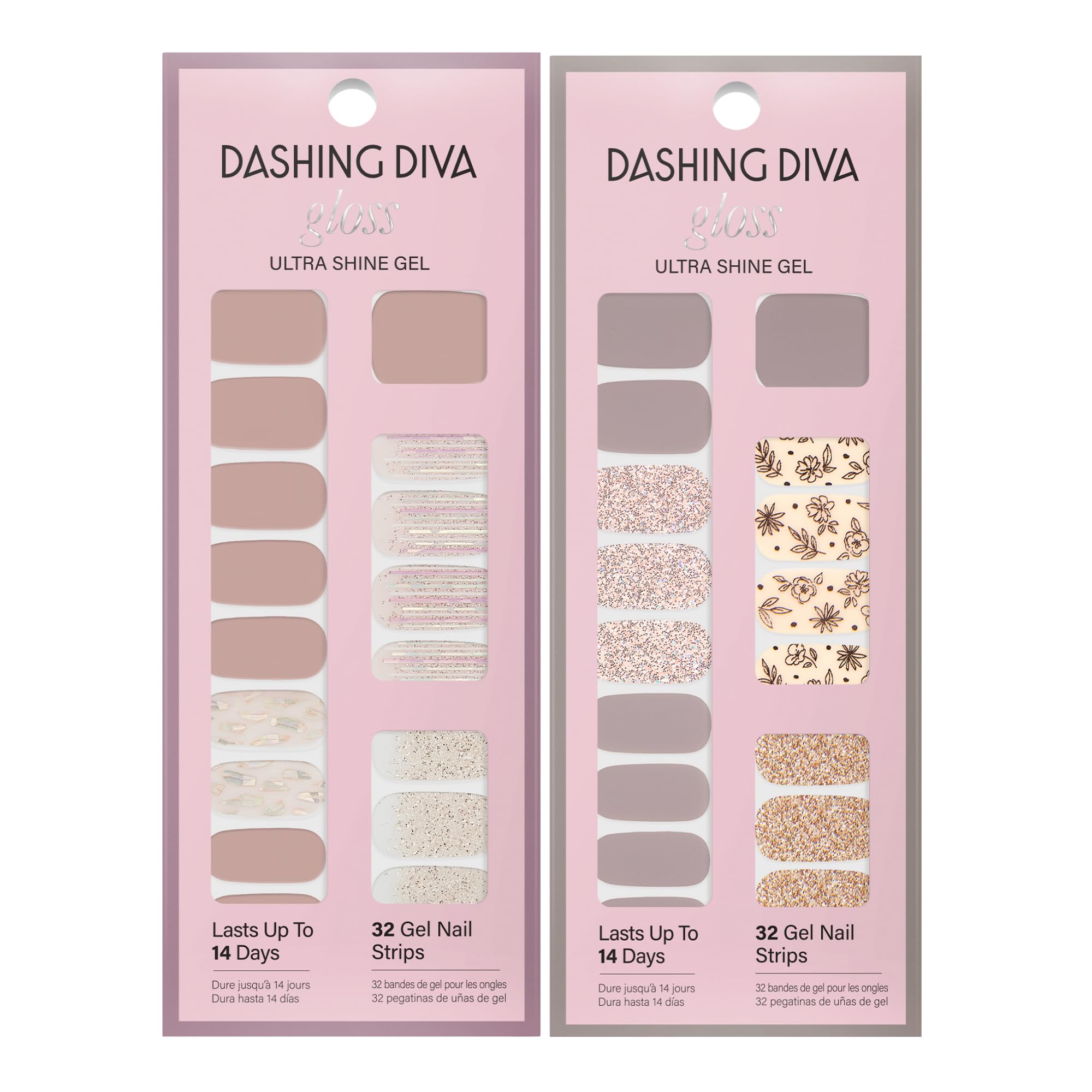 Dashing Diva gloss strips deliver clean edges and a seamless finish.