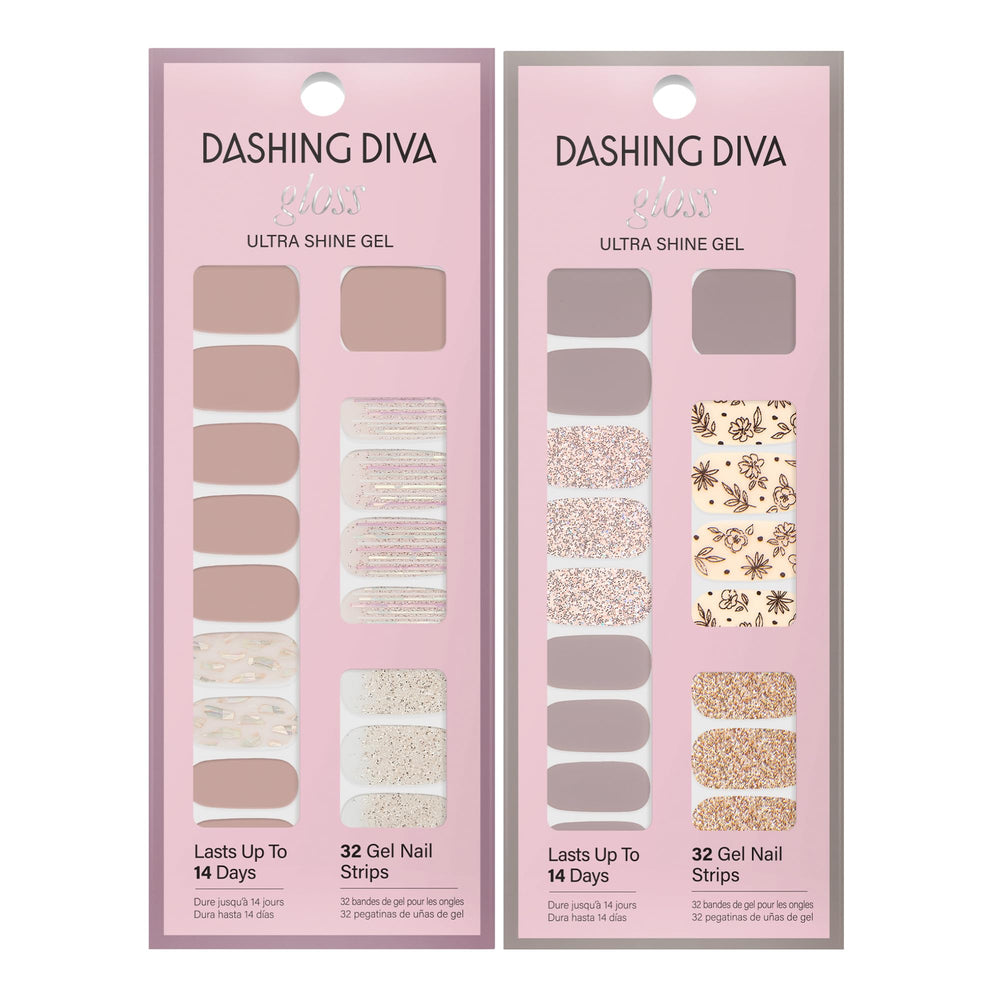 Dashing Diva gloss strips deliver clean edges and a seamless finish.