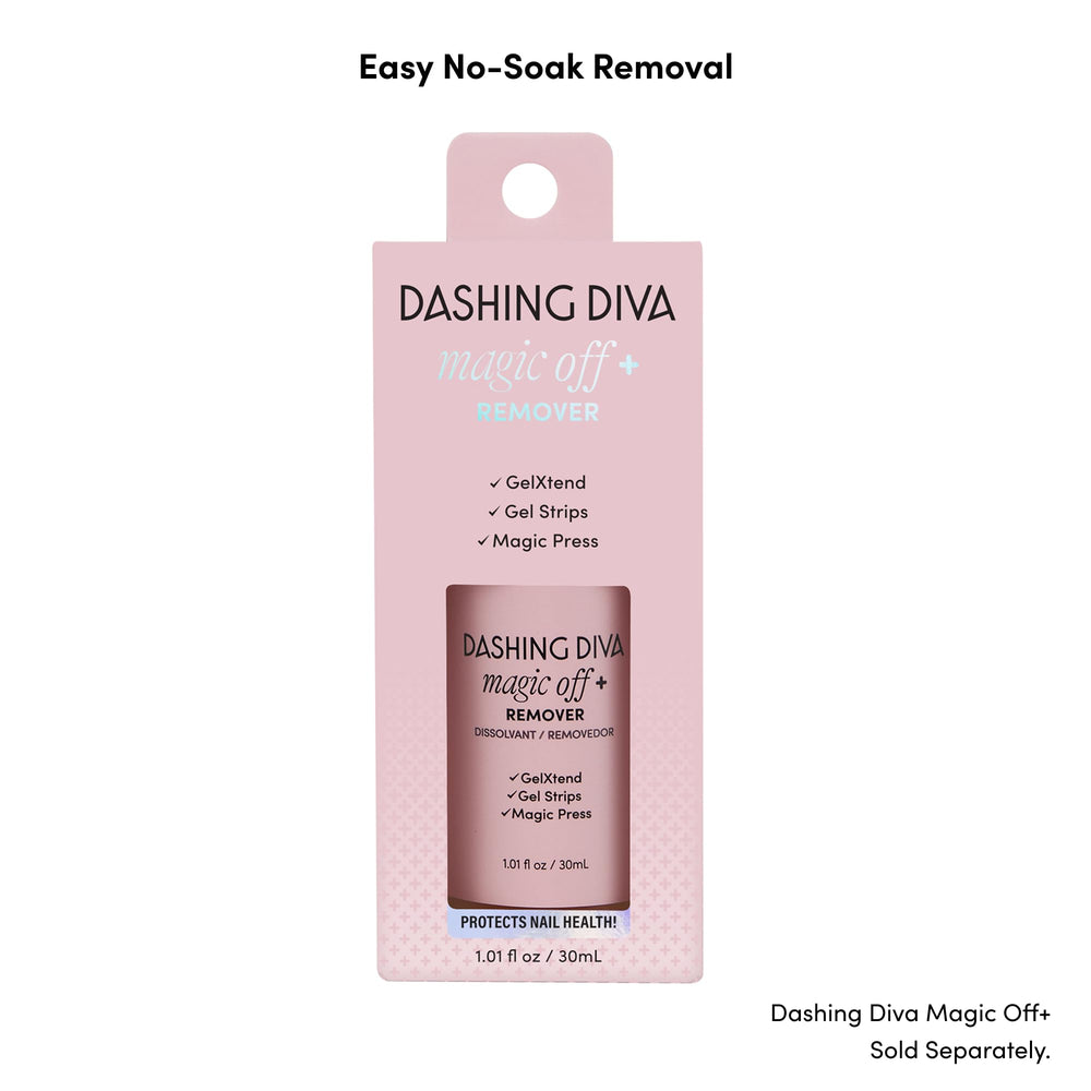 Dashing Diva Flor Azul 3-piece set includes 32 wraps, prep pad, and file