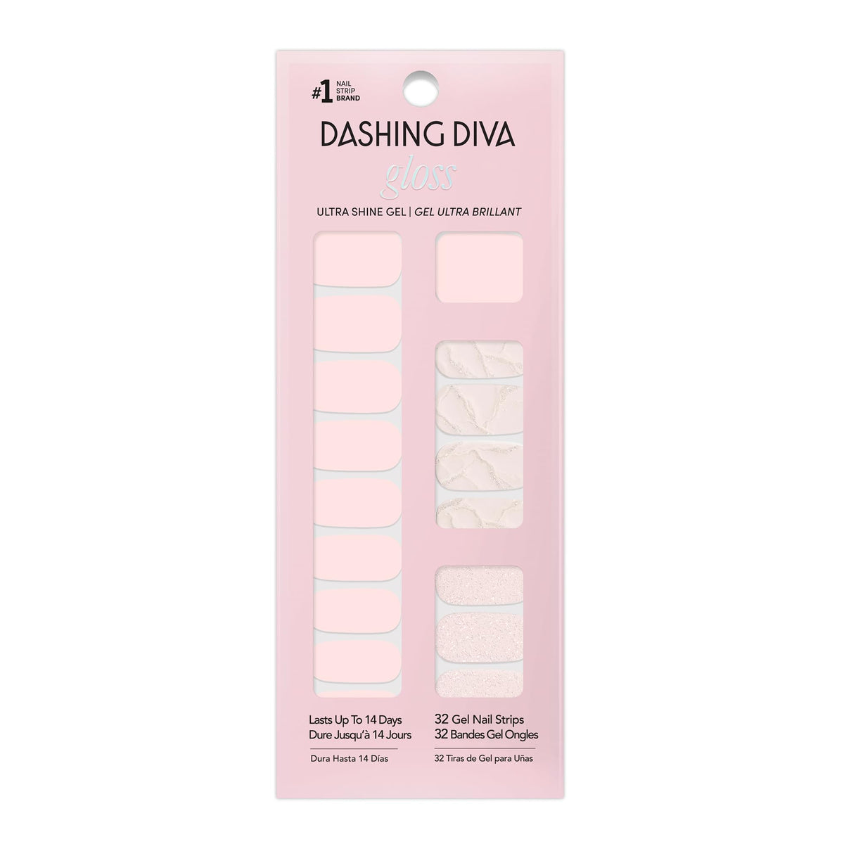 Dashing Diva gloss nail strips full pack for quick at-home manicure