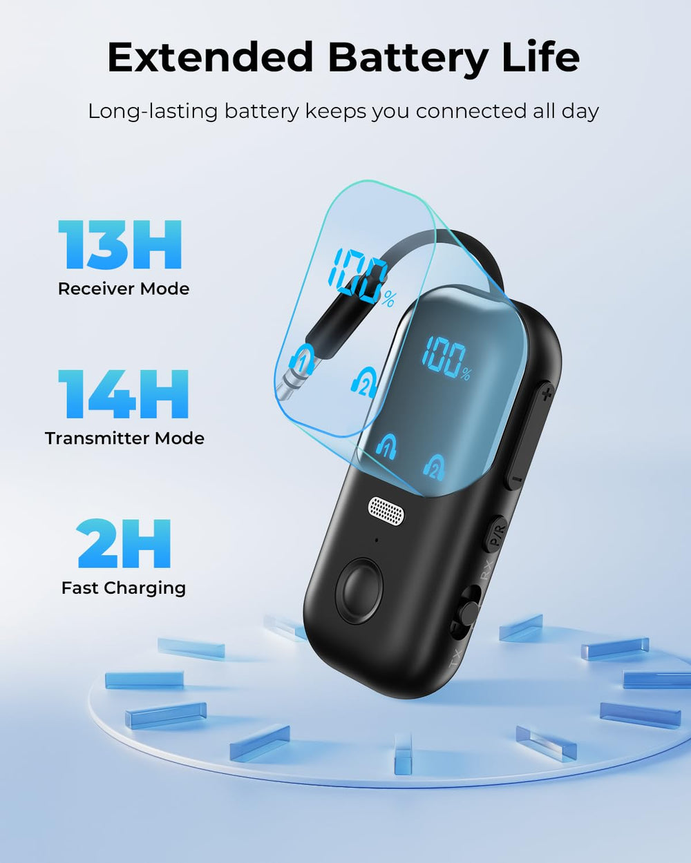 Daskmenbo travel-friendly compact design fits in a pocket or bag