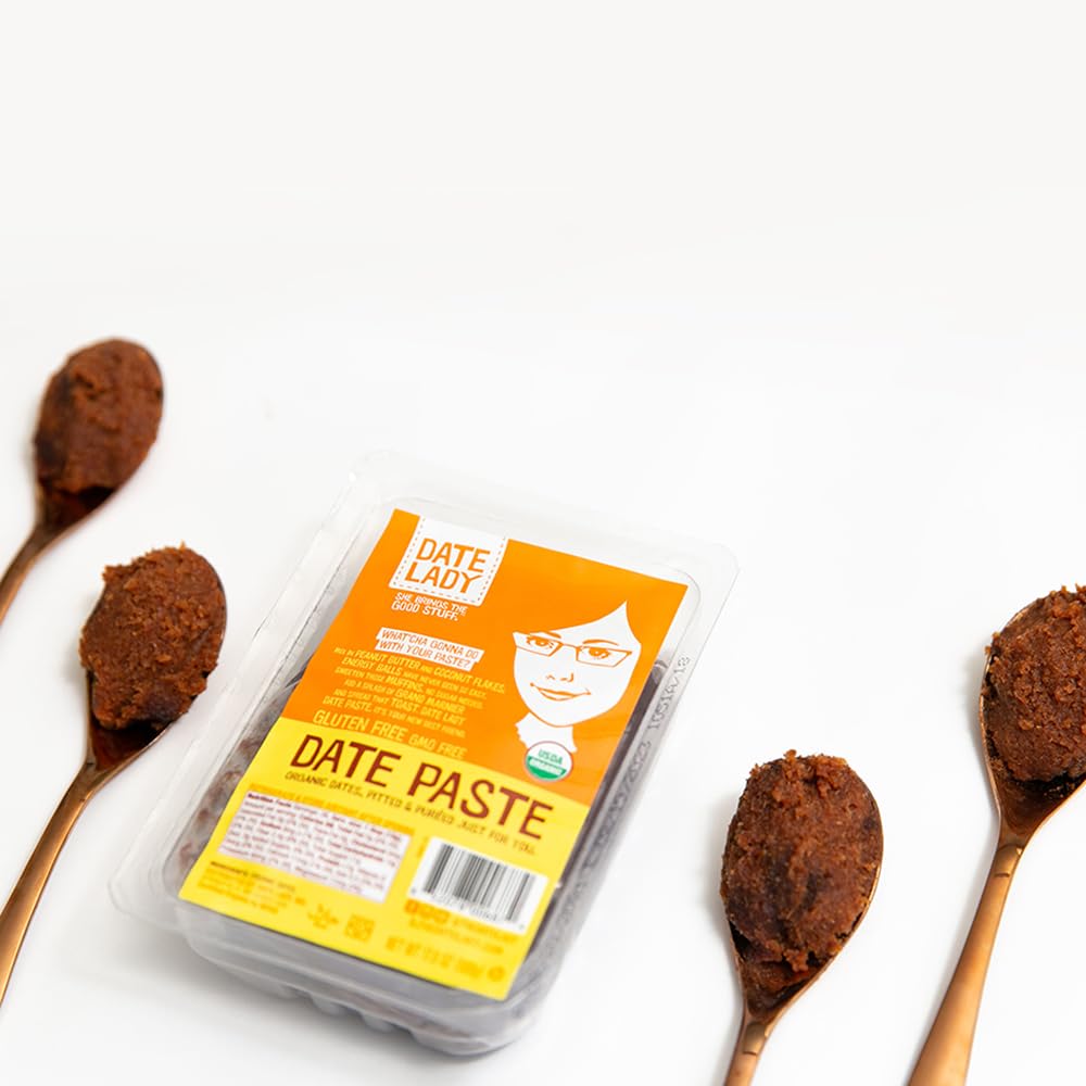 Date Lady date paste stored in the kitchen pantry