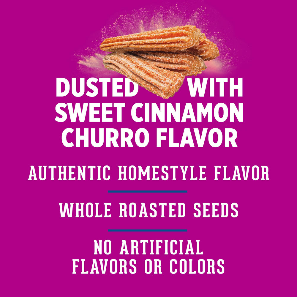 DAVID Cinnamon Churro Sunflower Seeds on office desk as quick break snack