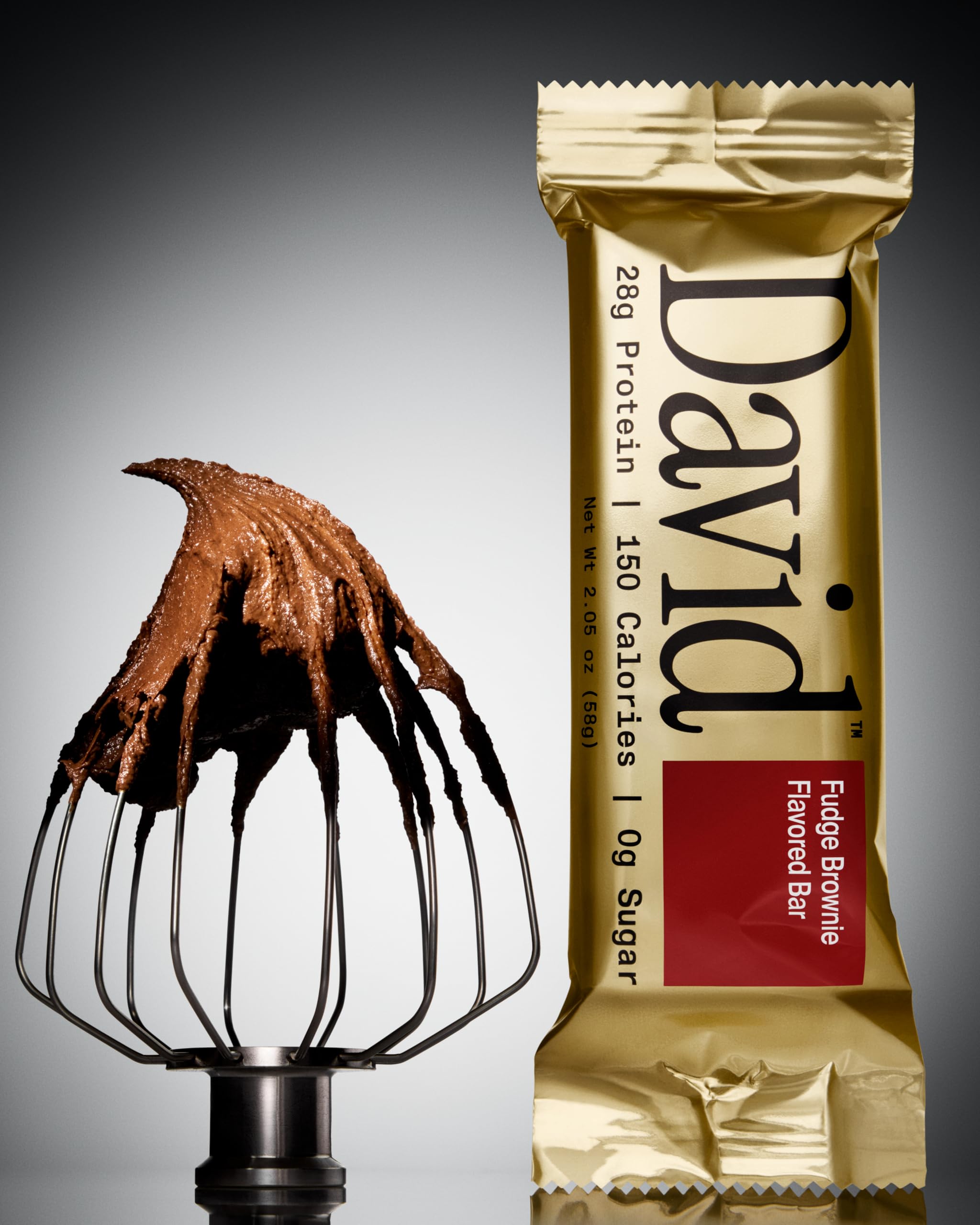 David High Protein Bars packaging displayed on shelf
