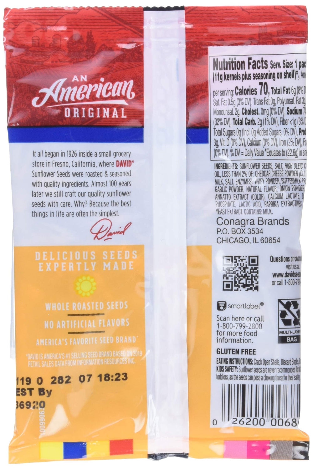 David Nacho Cheese serving idea, quick snack for trips and breaks.