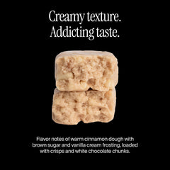 David Cinnamon Roll packaging highlights gluten-free, high-protein snacking.