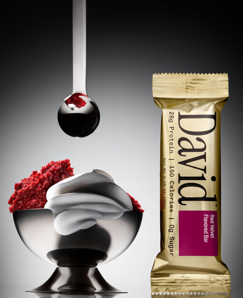 David Protein Bar Pack on table signals convenient daily protein.