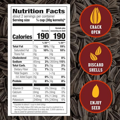 Close-up of Bar-B-Q flavor on DAVID Seeds for a snack craving