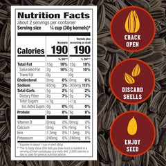 Close-up of Bar-B-Q flavor on DAVID Seeds for a snack craving