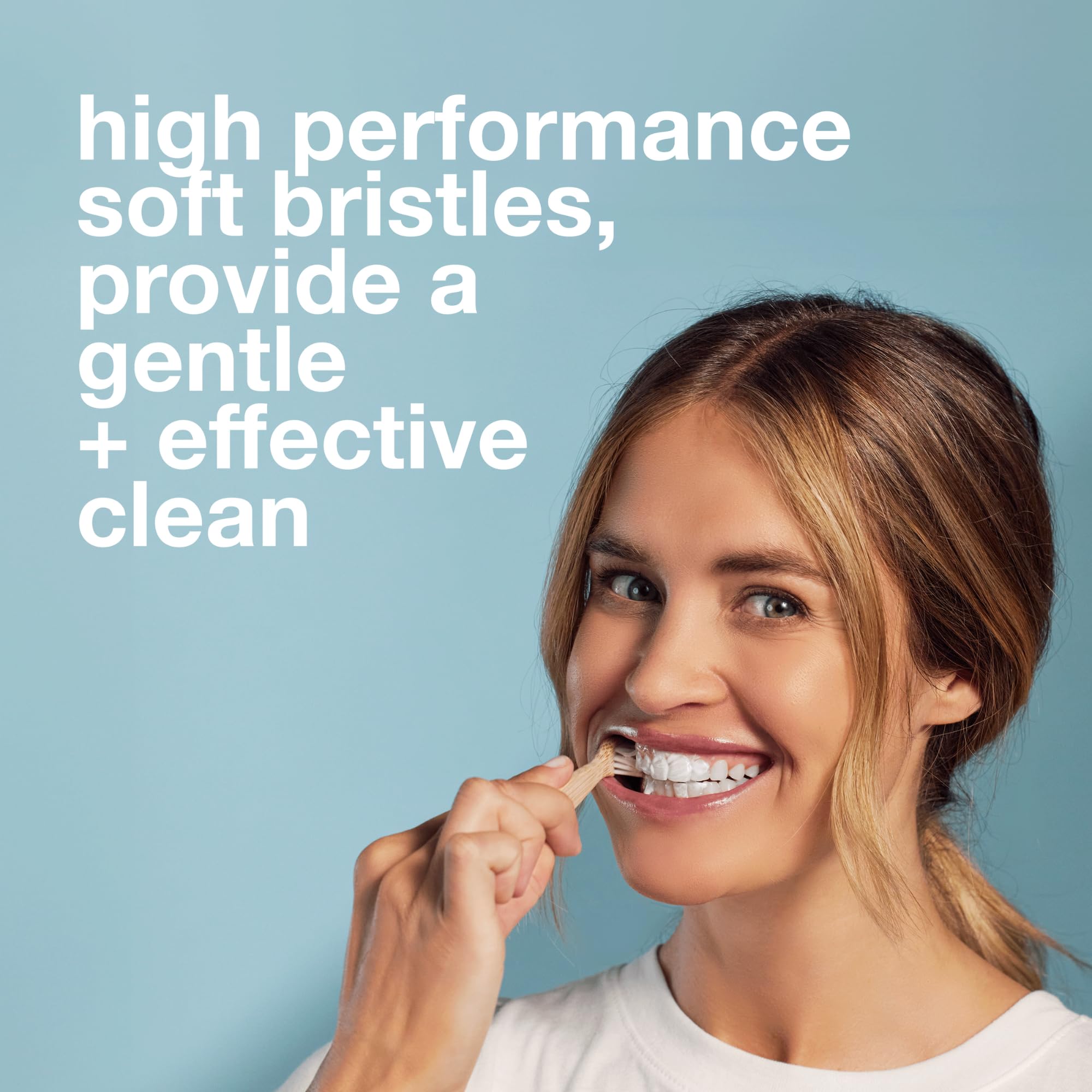 Davids BPA-free plant-based bristles promote gentle cleaning daily.