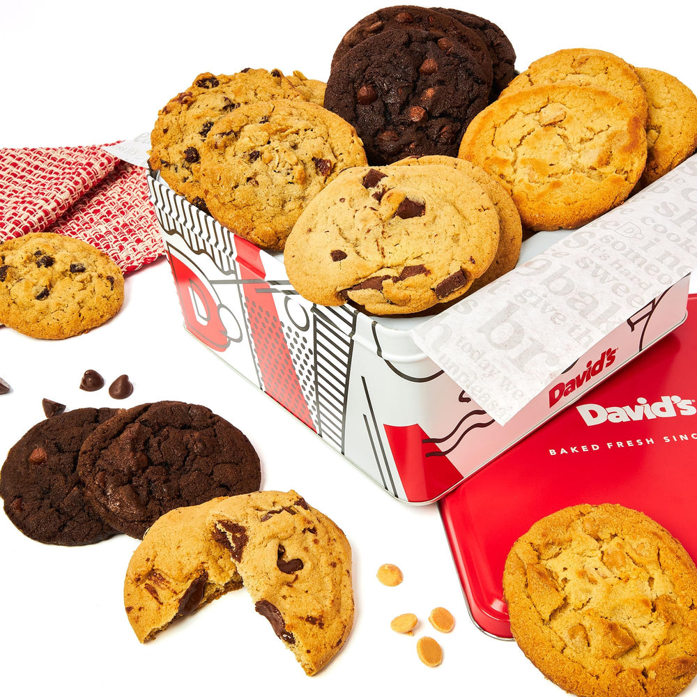 David's Cookies 2lbs gift idea appeals to cookie lovers and thoughtful hosts.