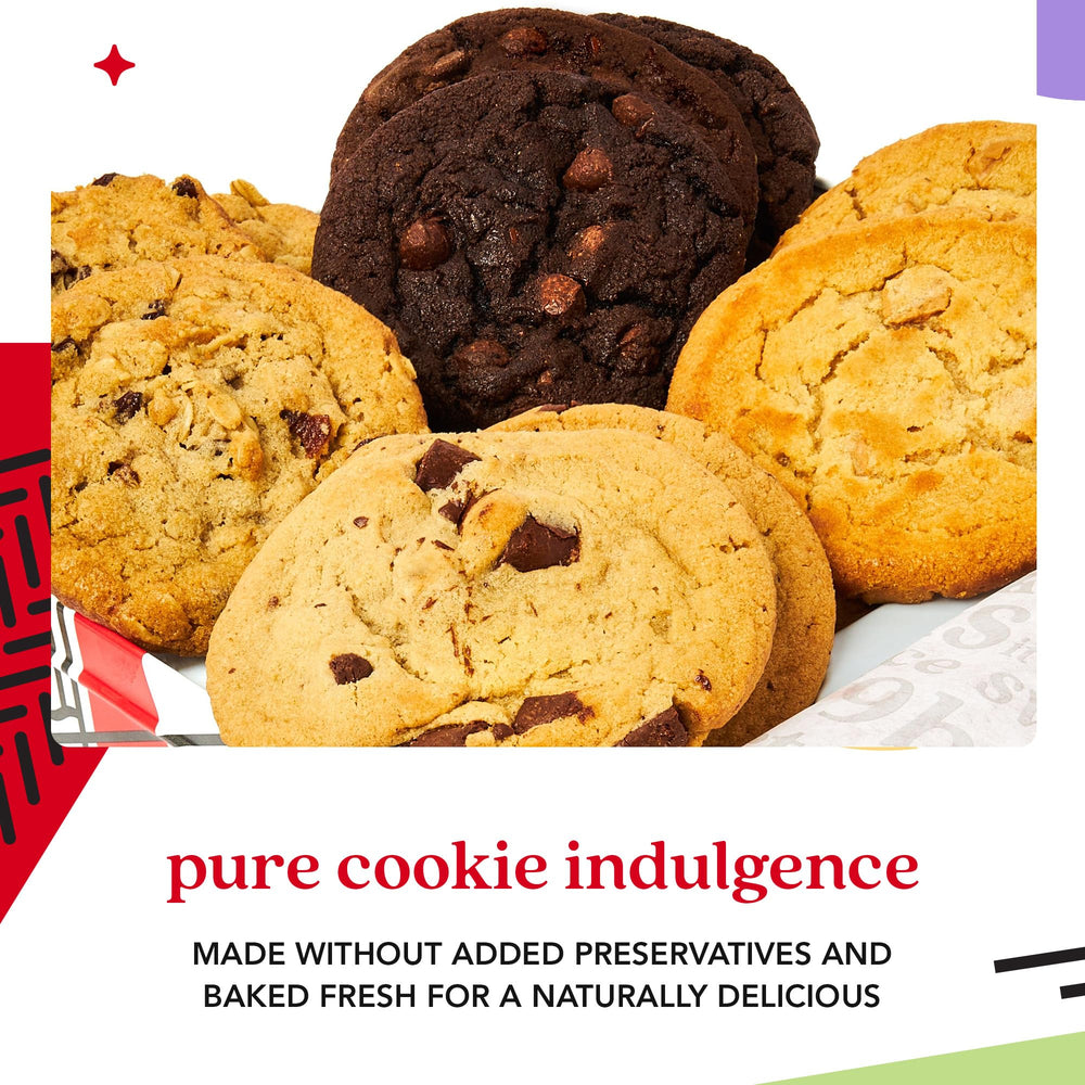 David's Cookies gift tin display invites celebrations and thoughtful gifting moments.