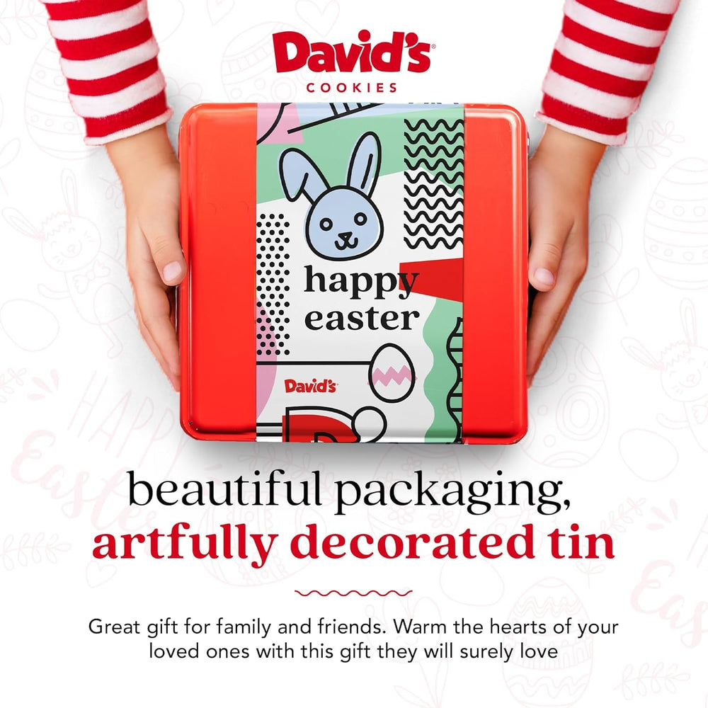 David's Cookies spring packaging enhances presentation for gifts and gatherings.