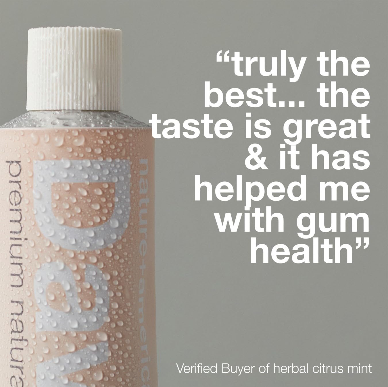 Davids EWG Verified badge on toothpaste packaging