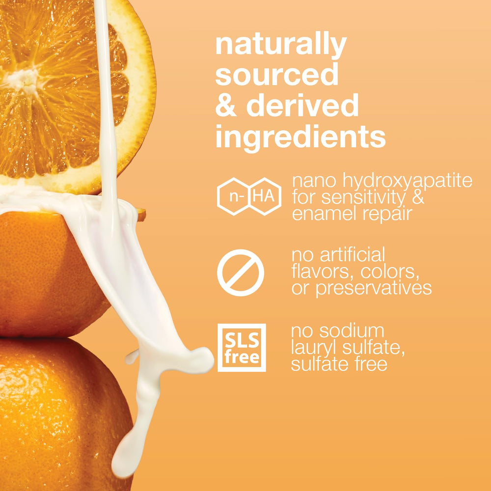 Davids Hydroxi nano-hydroxyapatite illustration showing enamel-friendly whitening potential