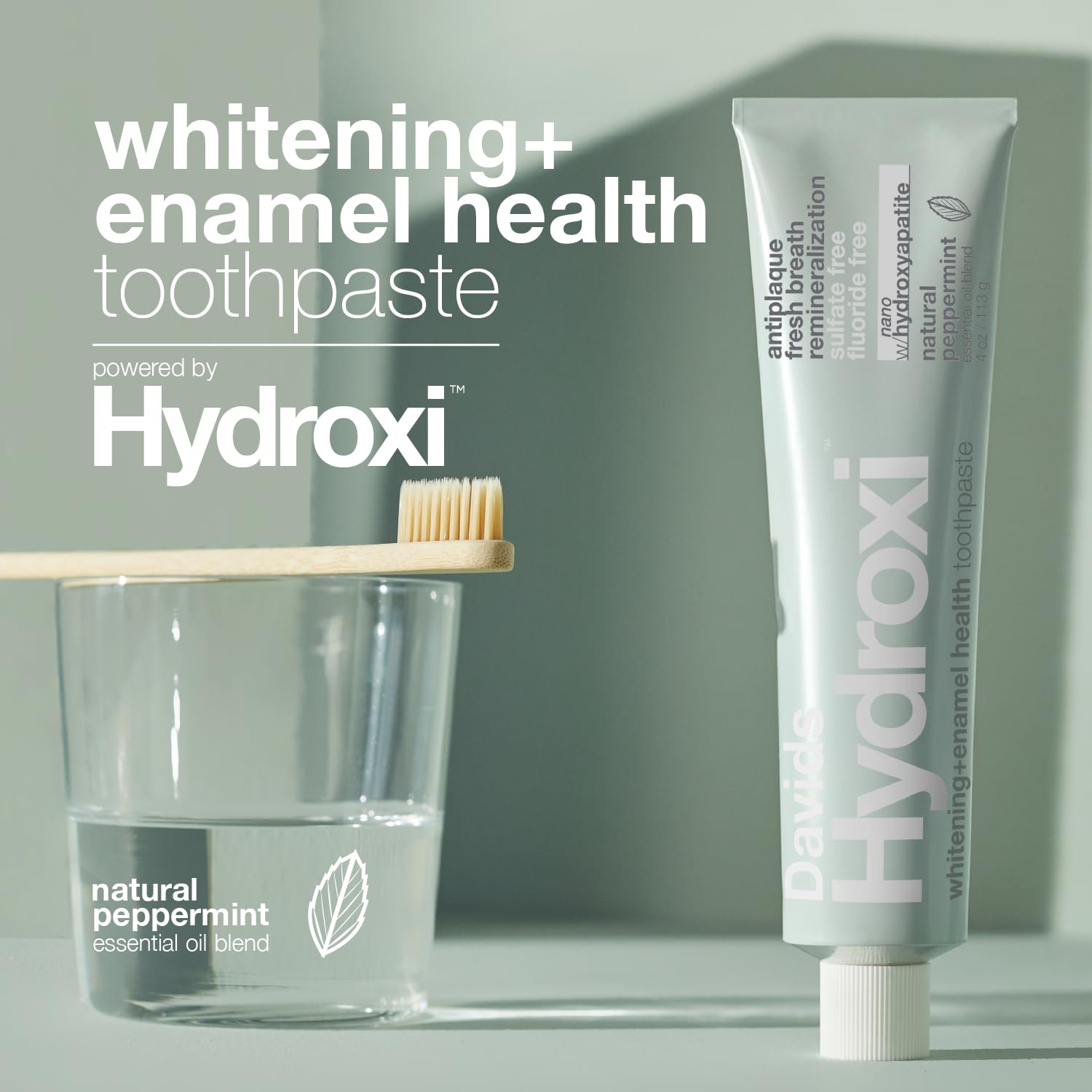 Closeup of Davids Hydroxi paste texture highlighting micro polishing action