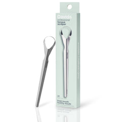 Davids Tongue Scraper with ergonomic design for gentle, effective tongue cleaning