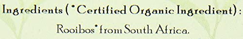 Davidson's Organics Rooibos packaging with 16-ounce bag