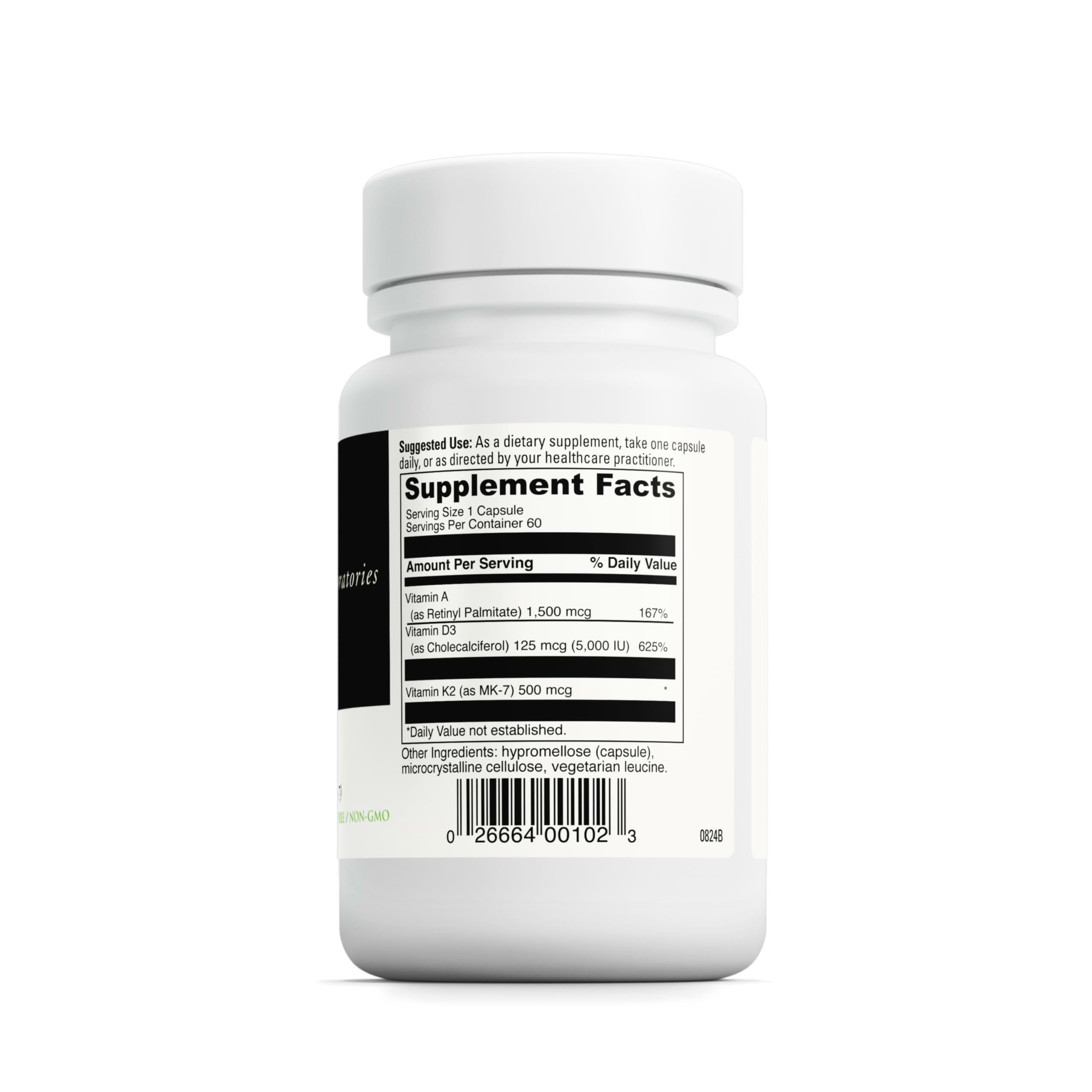 Davinci ADK capsules close-up highlighting daily supplementation.