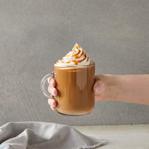DaVinci Gourmet Classic Caramel Sauce blended into a milkshake for depth
