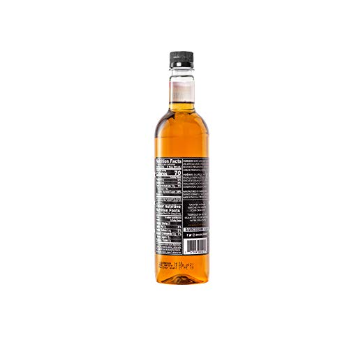 DaVinci Gourmet Classic Caramel Syrup bottle with measuring pour for control.