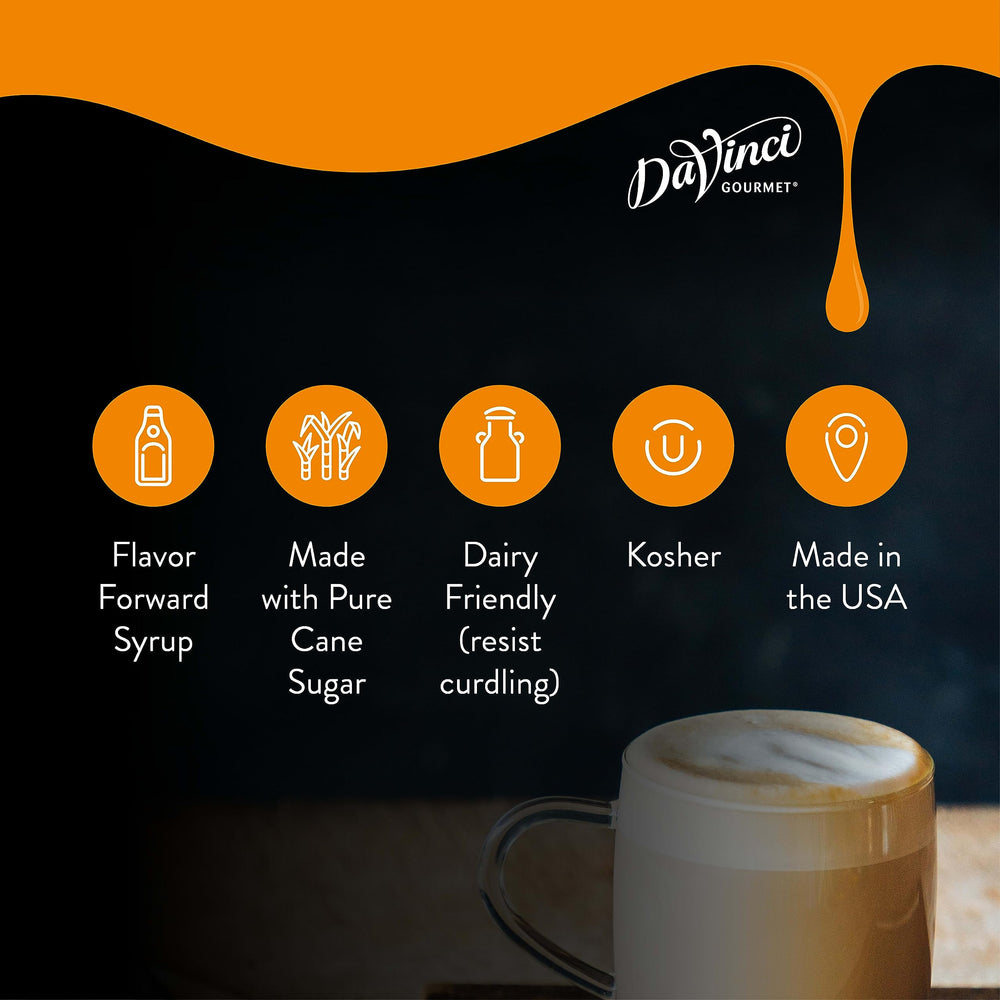 DaVinci Gourmet Classic Coconut Syrup coffee moment enhanced with tropical notes.