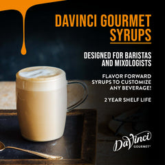 DaVinci Gourmet Classic Peppermint Syrup ingredients image emphasizes pure cane sugar sweetness.