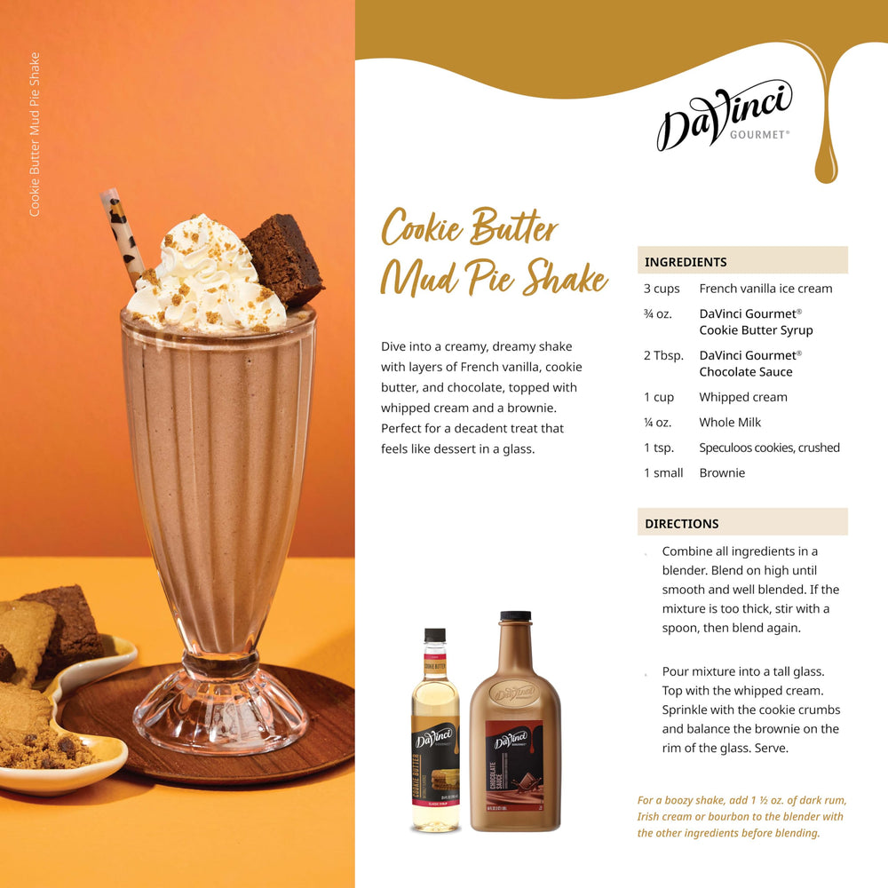 DaVinci Gourmet Cookie Butter Syrup DIY drink idea featuring vanilla and fruit pairings