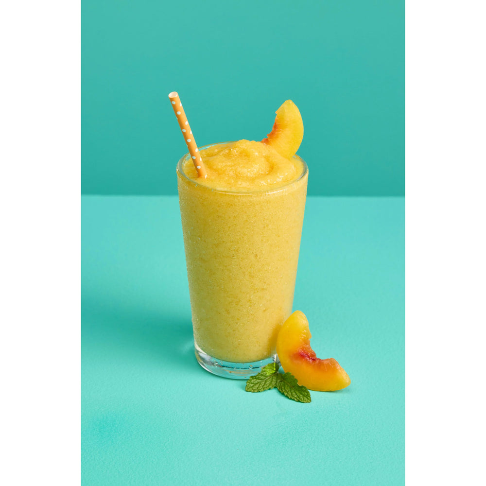 DaVinci Gourmet Extreme Peach Smoothie cafe-style ambience for beverages.
