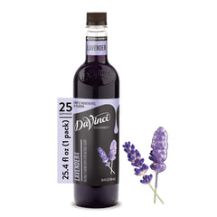 DaVinci Gourmet Lavender Syrup bottle, premium flavor for coffee and beverages.