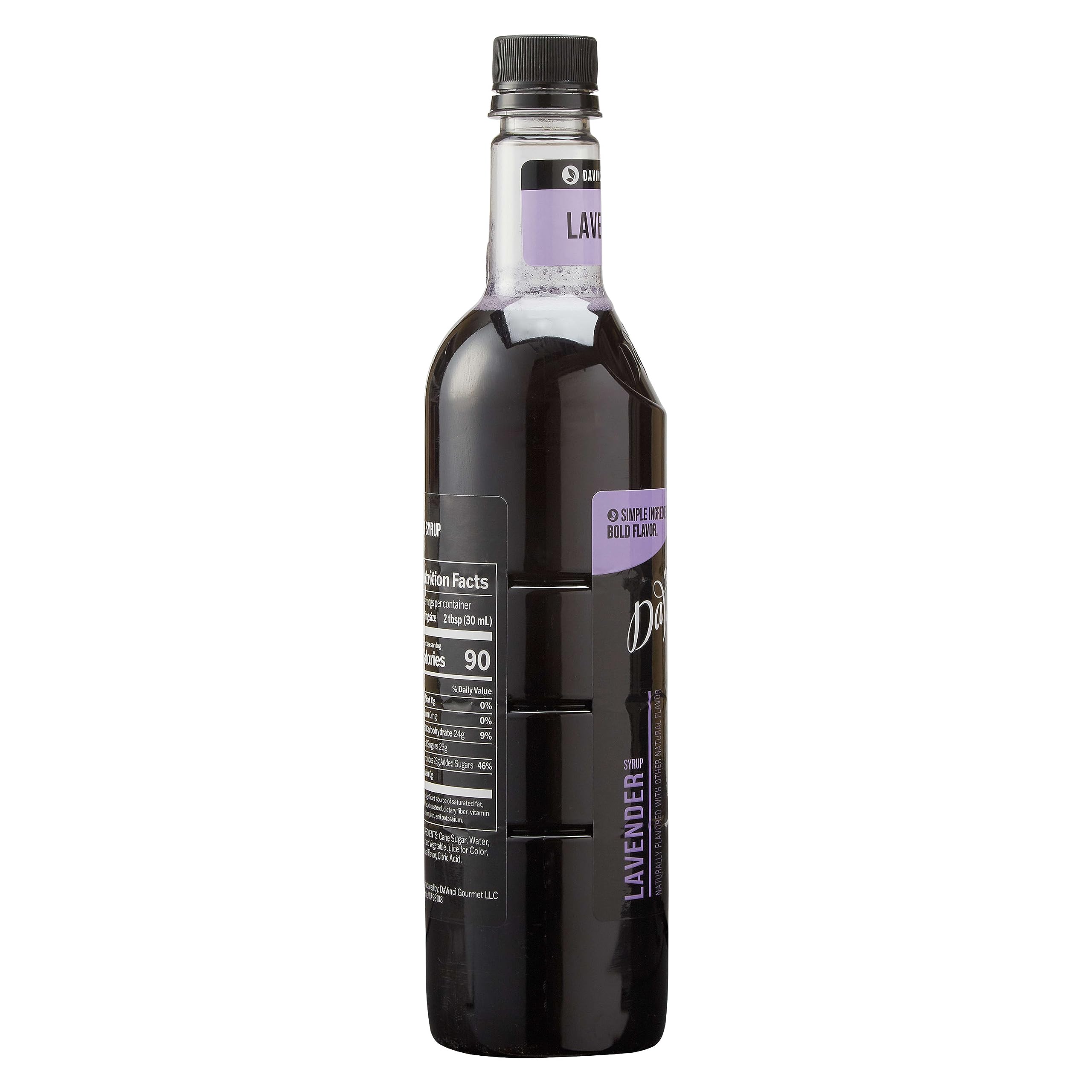 DaVinci Gourmet Lavender Syrup purple-hued beverage inspiration in glass.