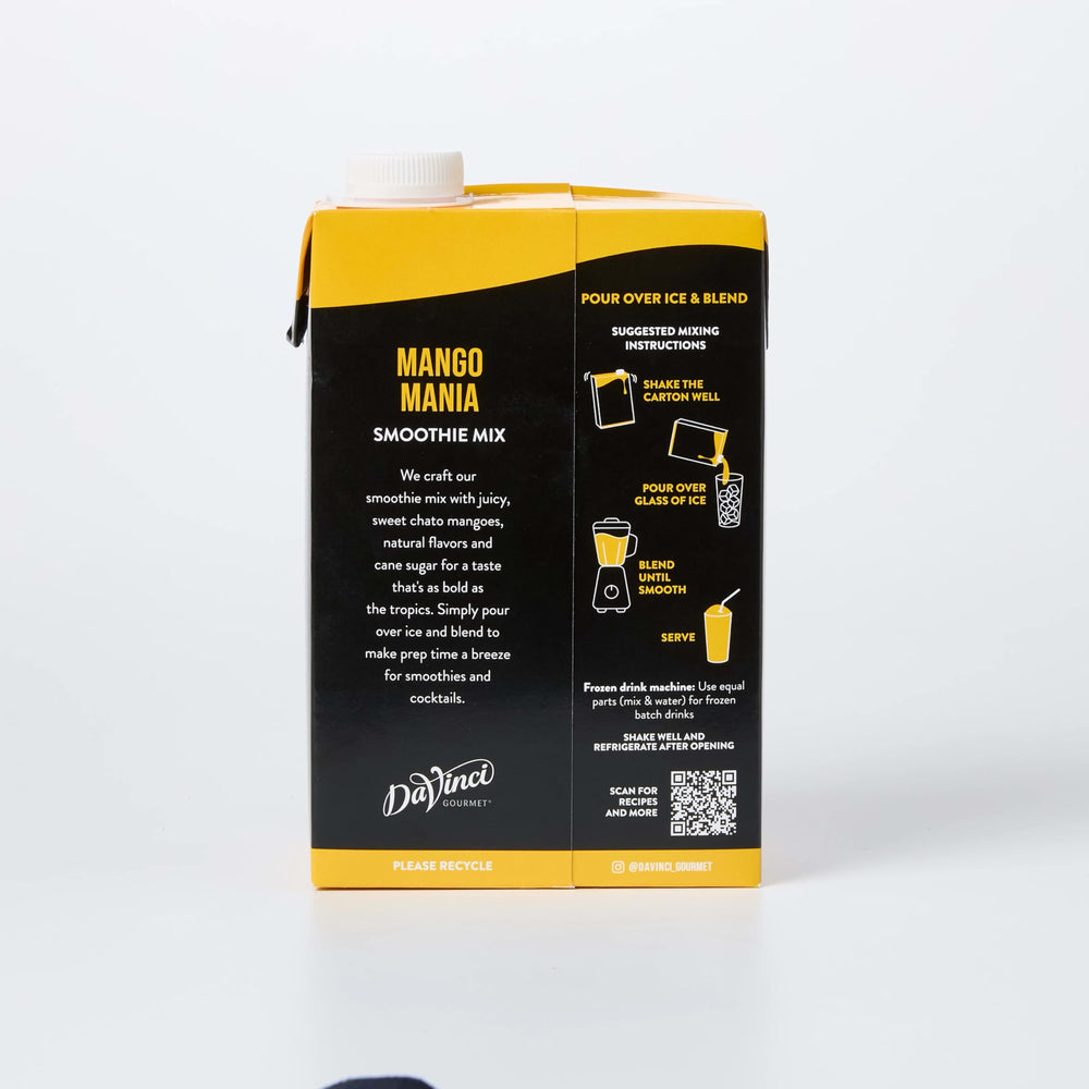 DaVinci Gourmet Mango Mania eco-friendly packaging supports sustainable choices.
