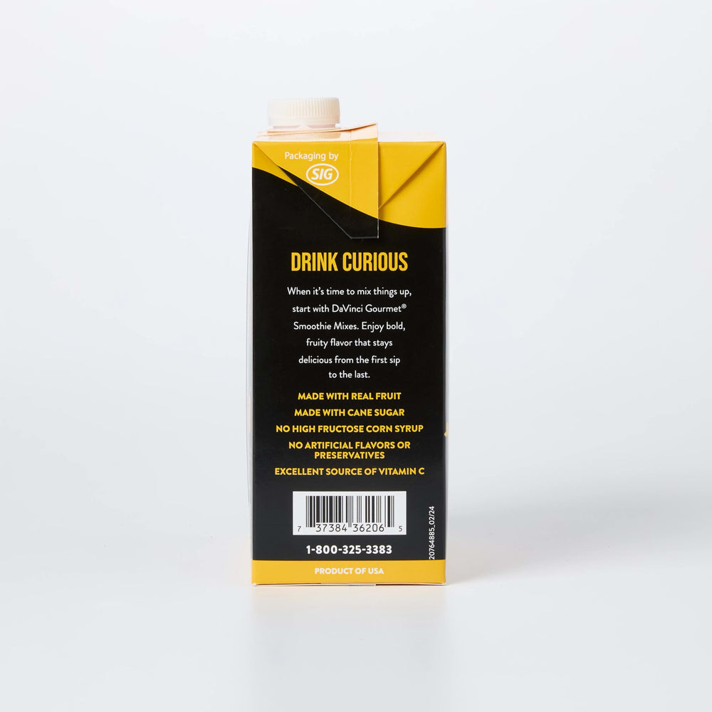 DaVinci Gourmet Mango Mania no artificial flavors for clean taste.