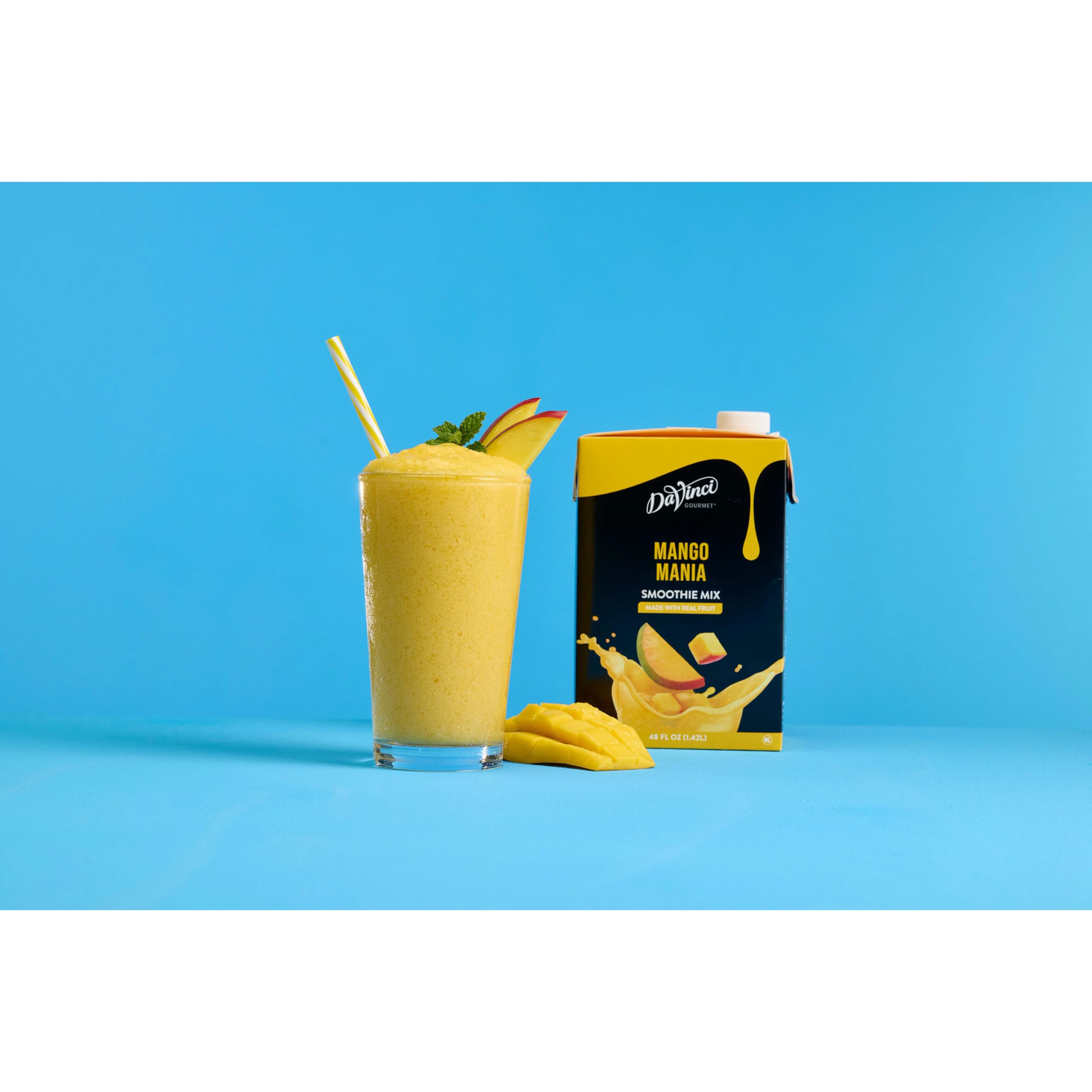 DaVinci Gourmet Mango Mania vitamin C boost in every sip.