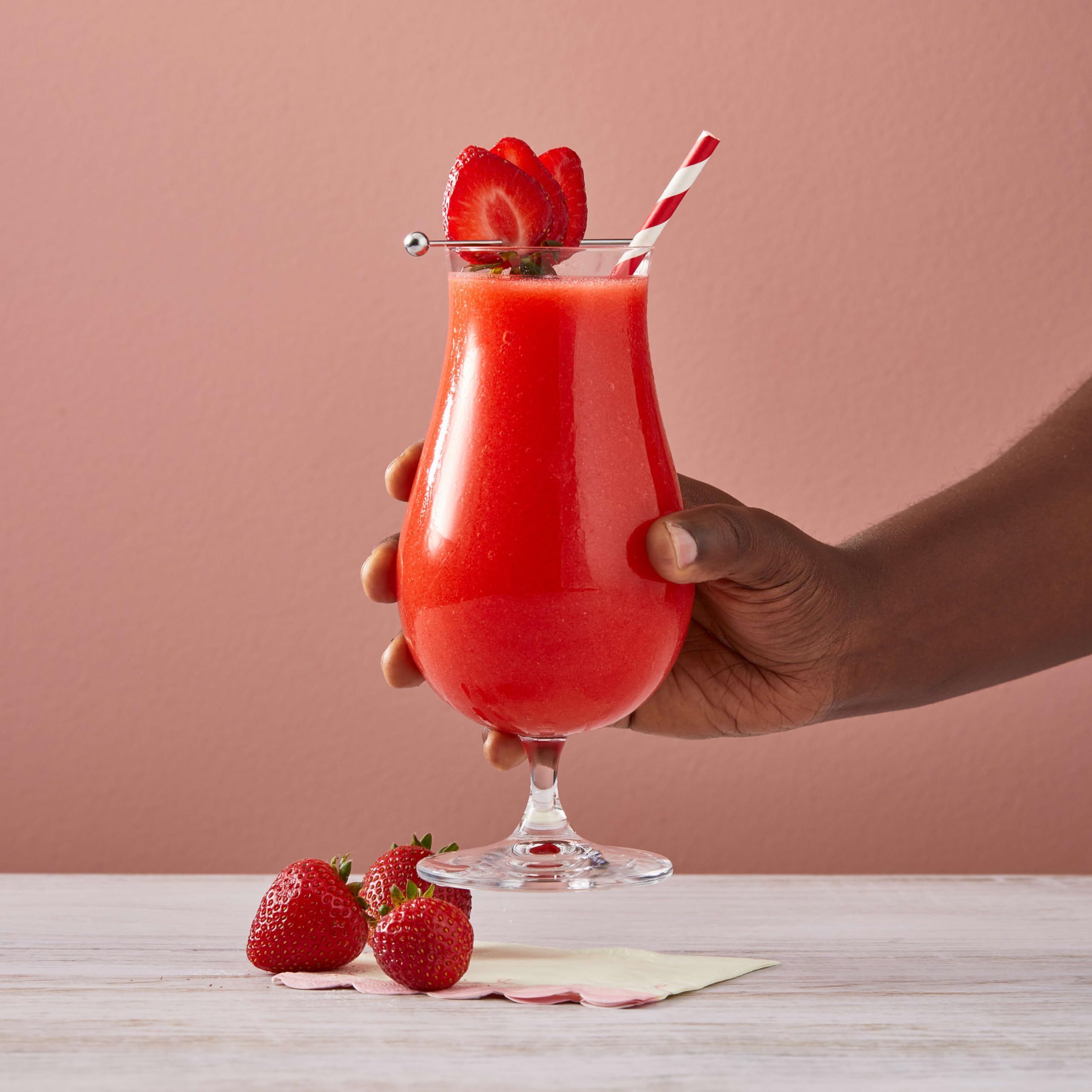 Real fruit juice and cane sugar define the Naturals formula