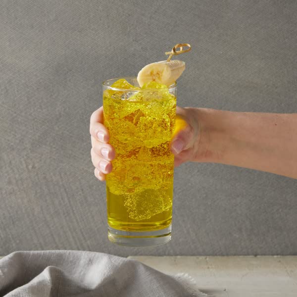 DaVinci Gourmet Sugar-Free Banana Syrup resists curdling when mixed with dairy.