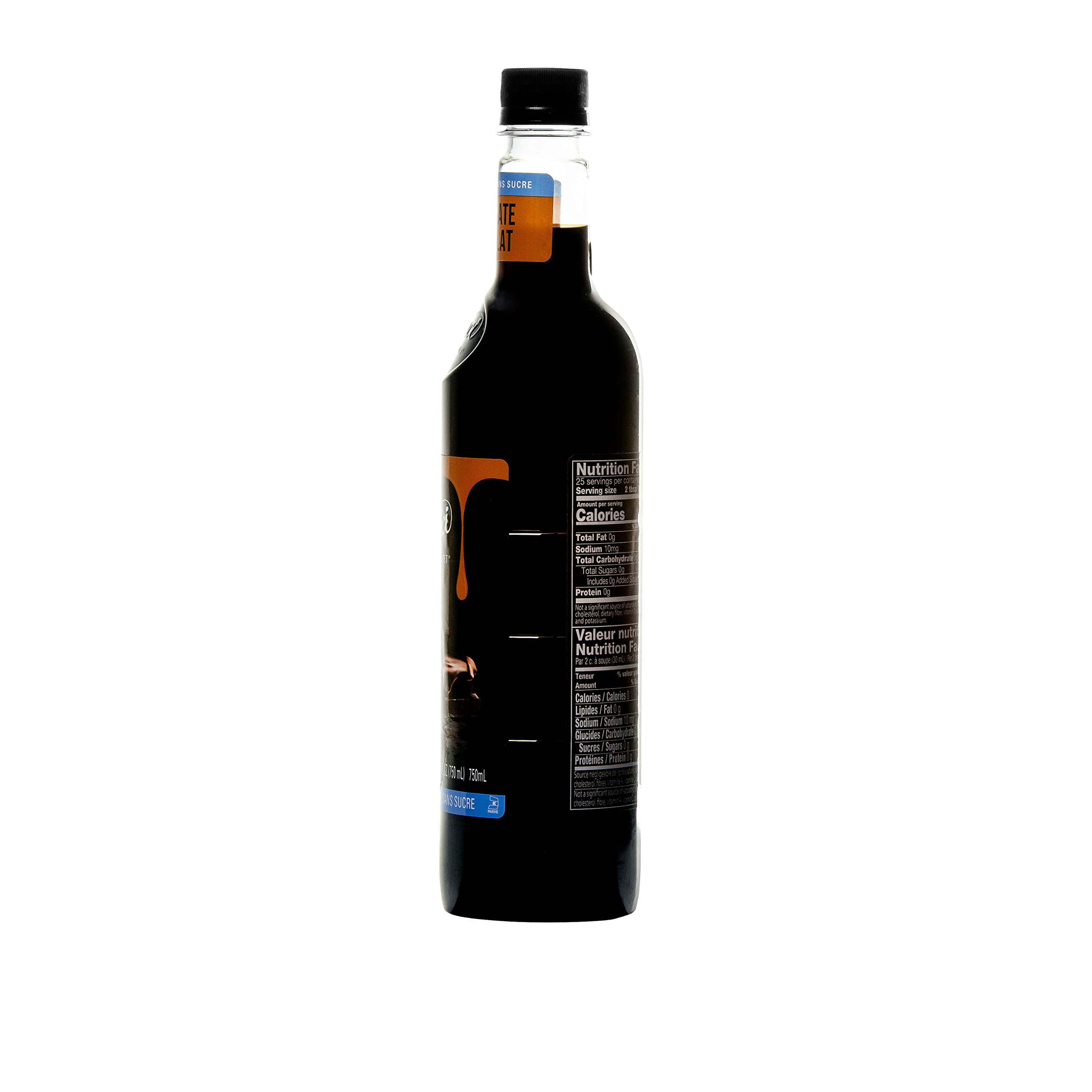 Kitchen scene featuring DaVinci Gourmet Sugar Free Chocolate Syrup for home bar creativity