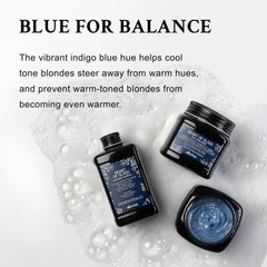 Davines Heart of Glass jagua extract highlights tone balancing ingredients.