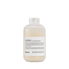 Davines Love Curl Shampoo bottle front signaling daily curl care and volume.