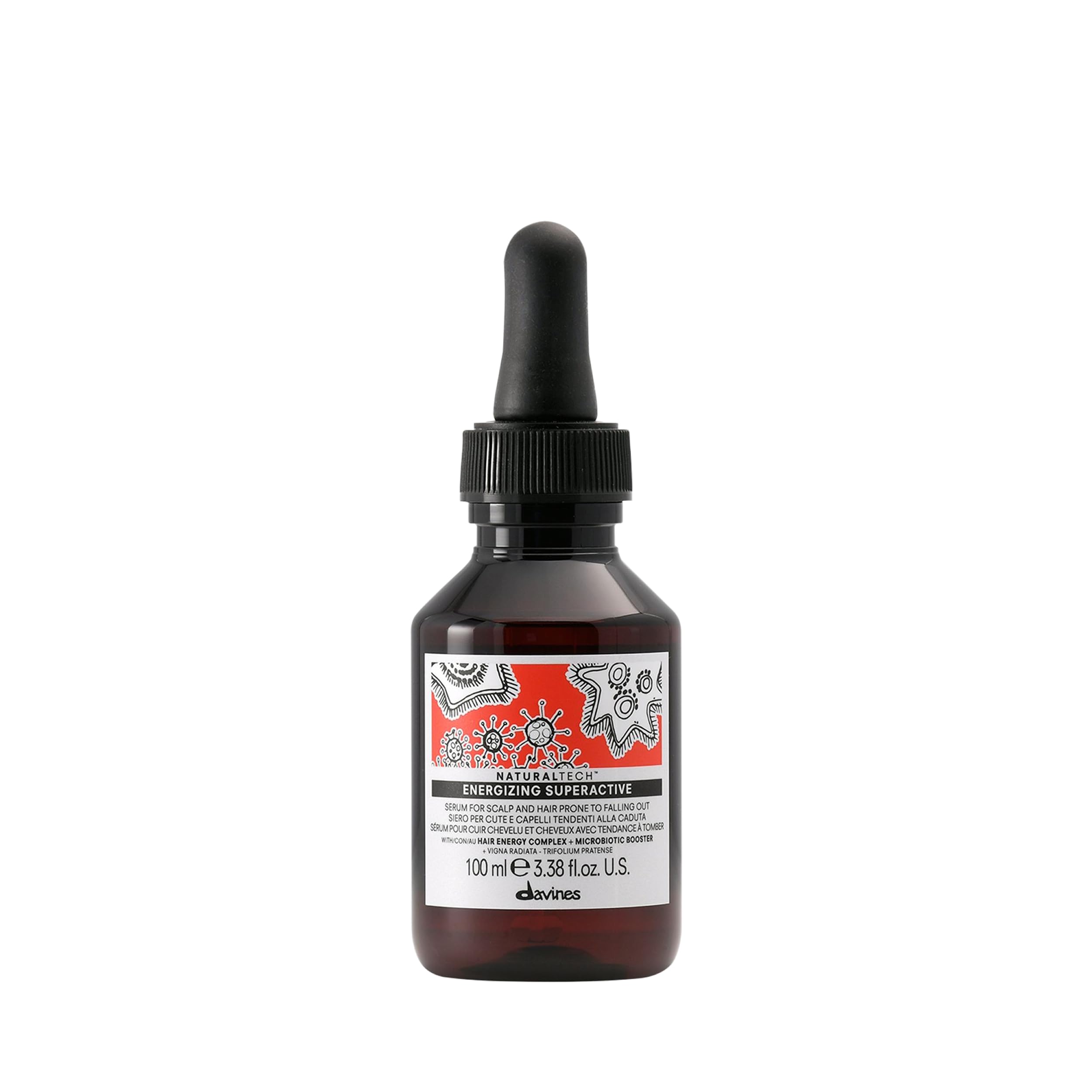 Davines Naturaltech Energizing Superactive bottle for scalp care and density support