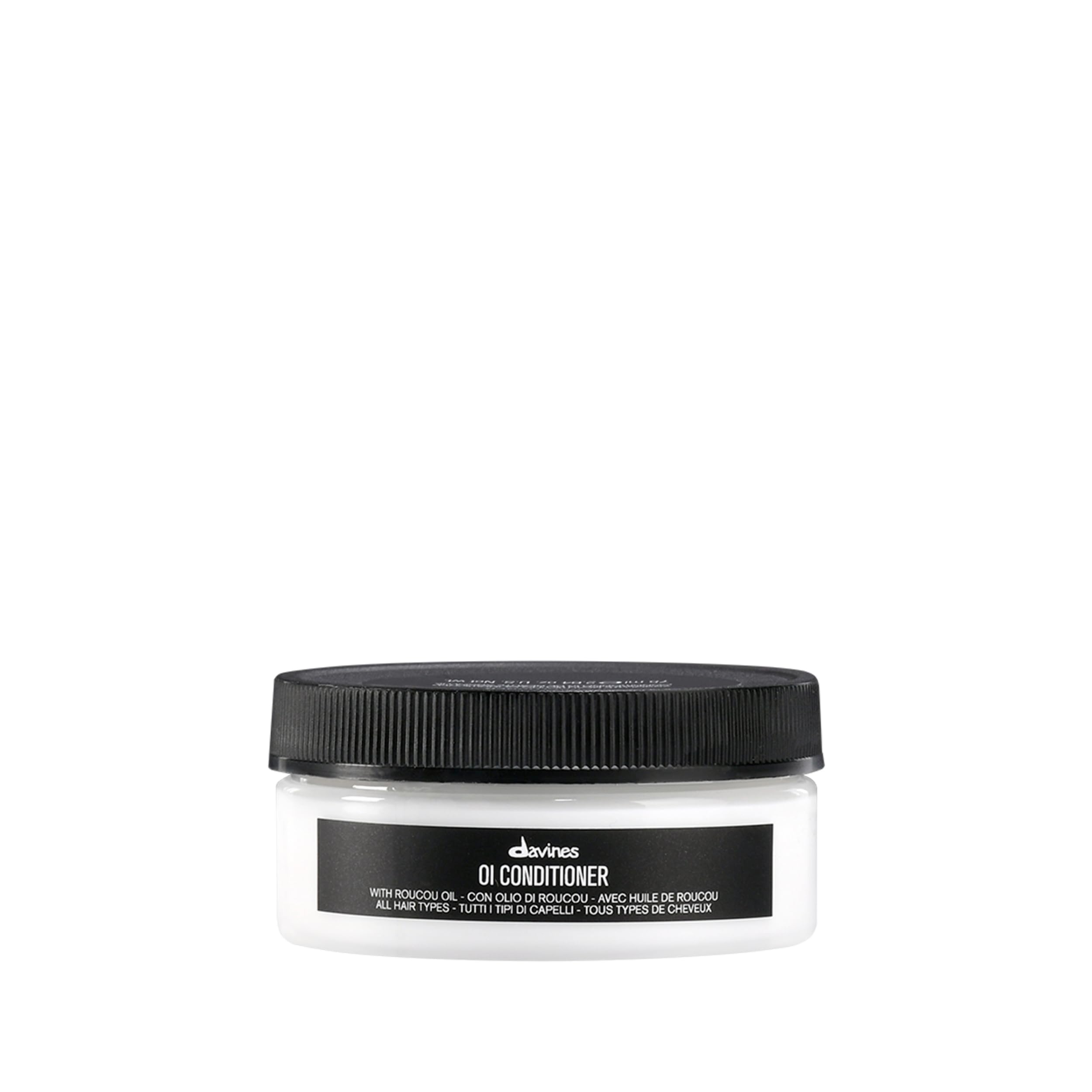 Davines OI Conditioner bottle with rich creamy texture for hydration.