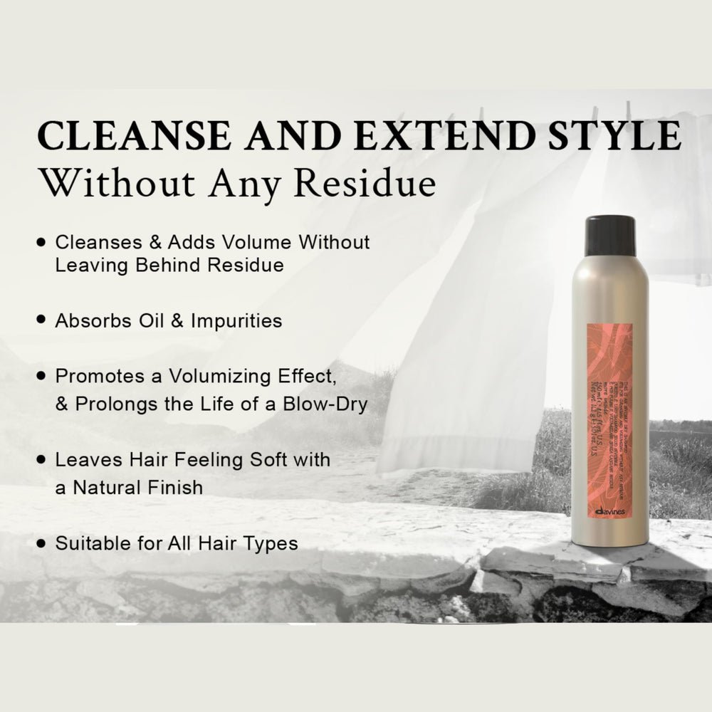 Davines This Is An Invisible Dry Shampoo adds volume and texture without white residue.
