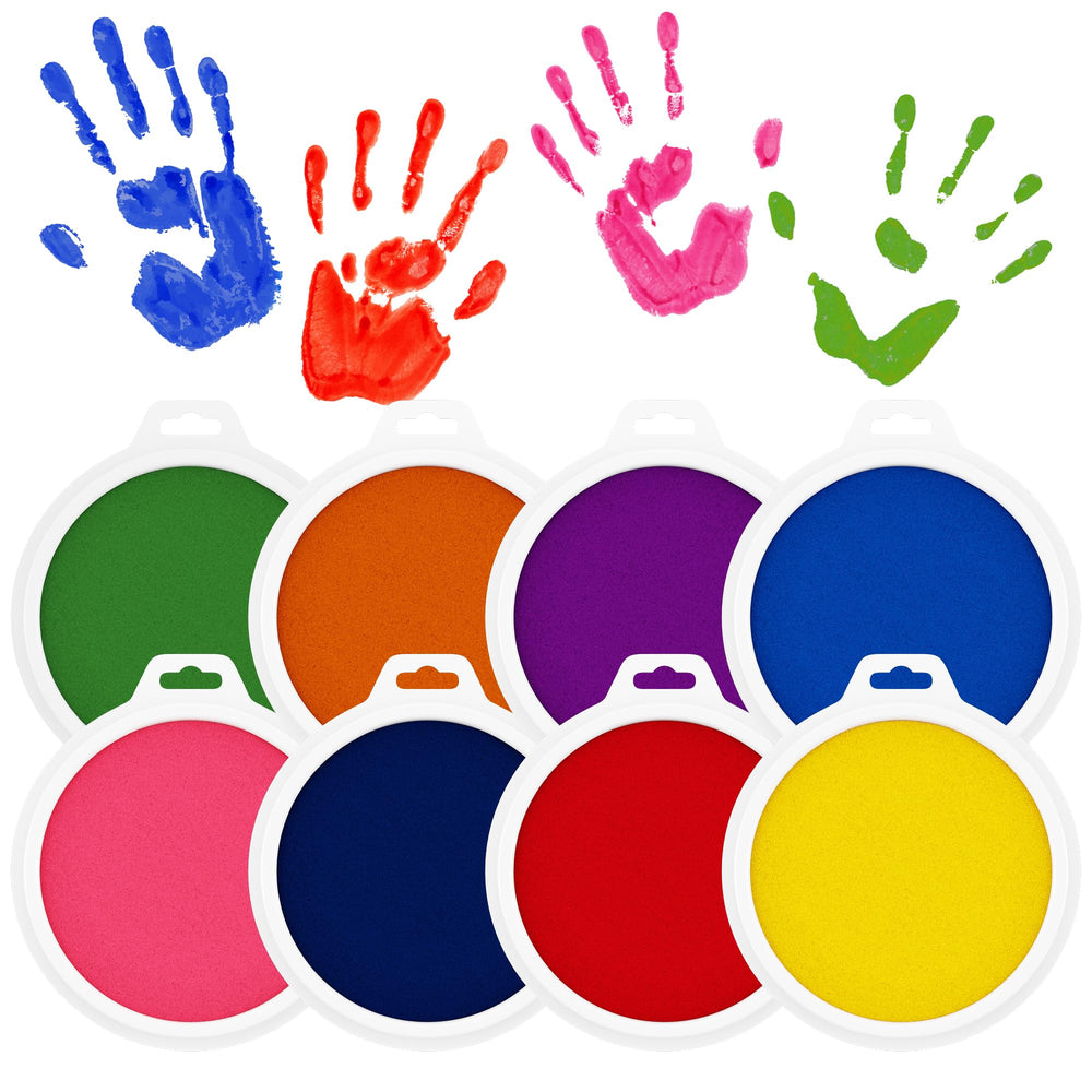 Davlan gift-ready ink pad set sparks imaginative kids' crafts.