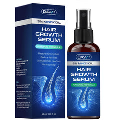 DAVV Minoxidil 5% bottle—compact packaging for daily use.