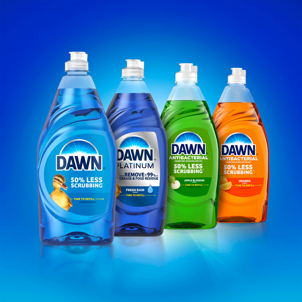 Dawn Platinum uses biodegradable surfactants for an eco-friendly clean.