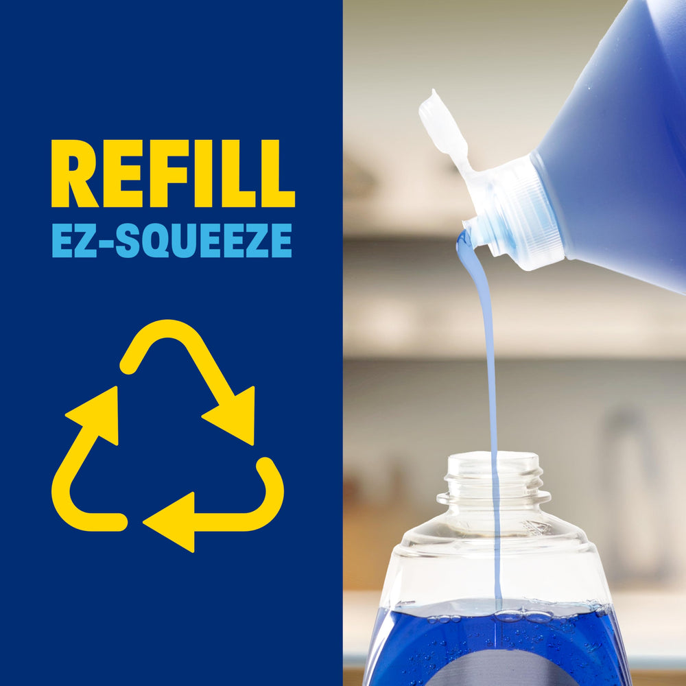 Dawn Platinum uses biodegradable surfactants for eco-friendly cleaning.