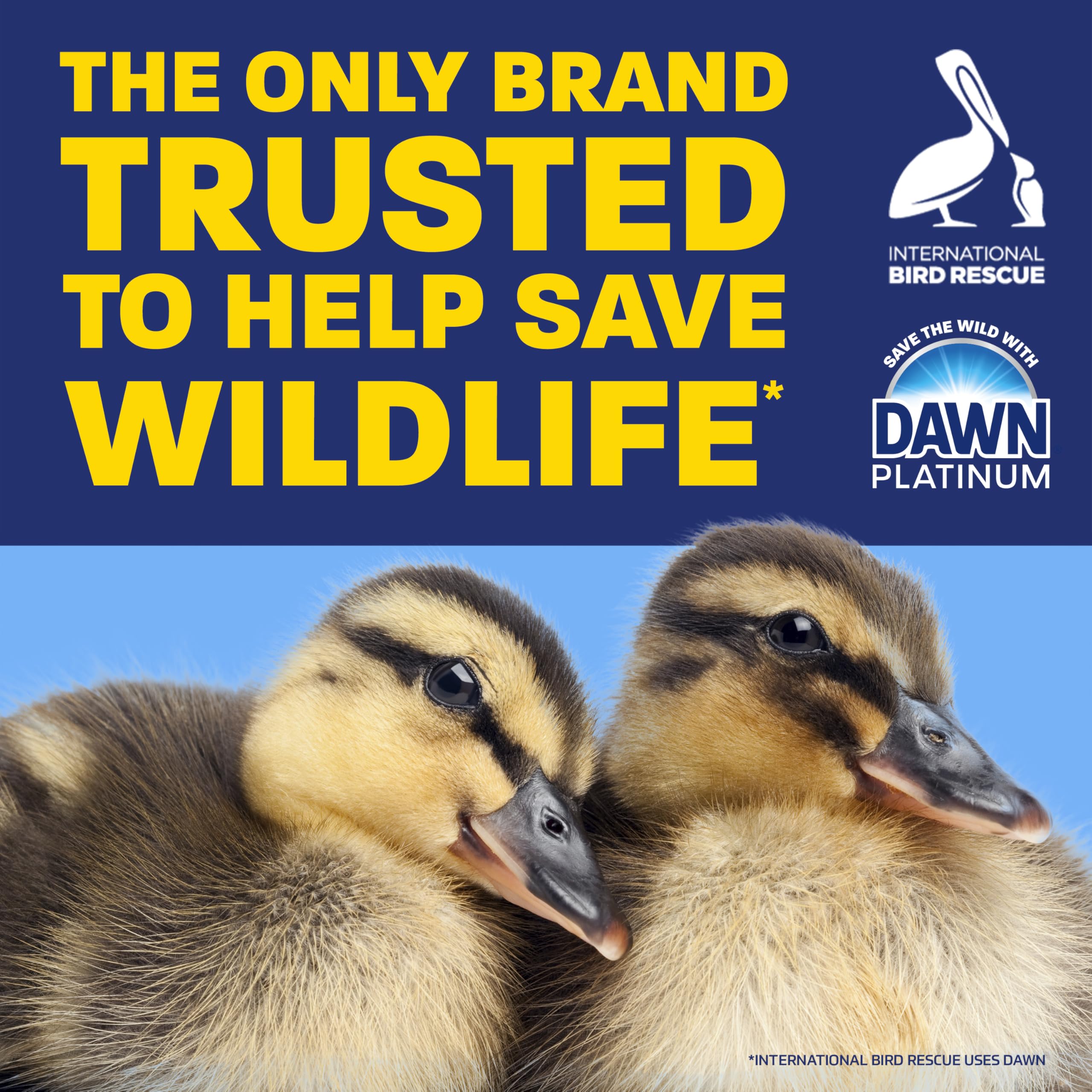 Dawn Platinum pre-treats laundry stains with grease-removal power.
