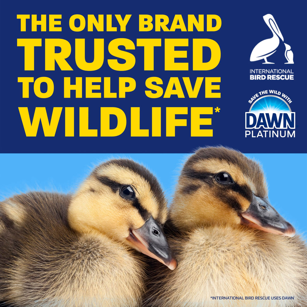 Dawn Platinum pre-treats laundry stains with grease-removal power.